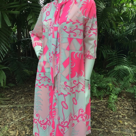 Vintage Edwardo nylon pucci pattern Dress - Picture 6 of 7